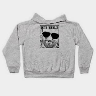 Keith Whitley // Black Retro Kids Hoodie